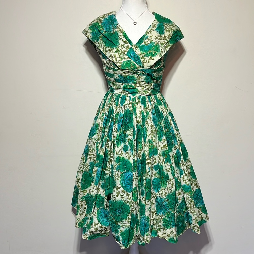 Vintage Dress with Tule Skirt - Picture 1 of 7